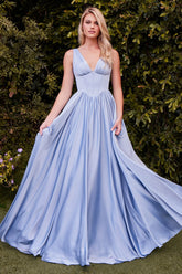 Libby Gown - A-Line Satin Dress