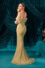 A1507 - Bella Beaded Gown - Andrea & Leo