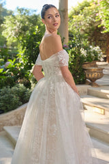 WL090 - Audrey Lace Ball Gown - Andrea & Leo